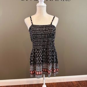 Lovesick Pattern Black Top Size 18 (Lovesick 2)